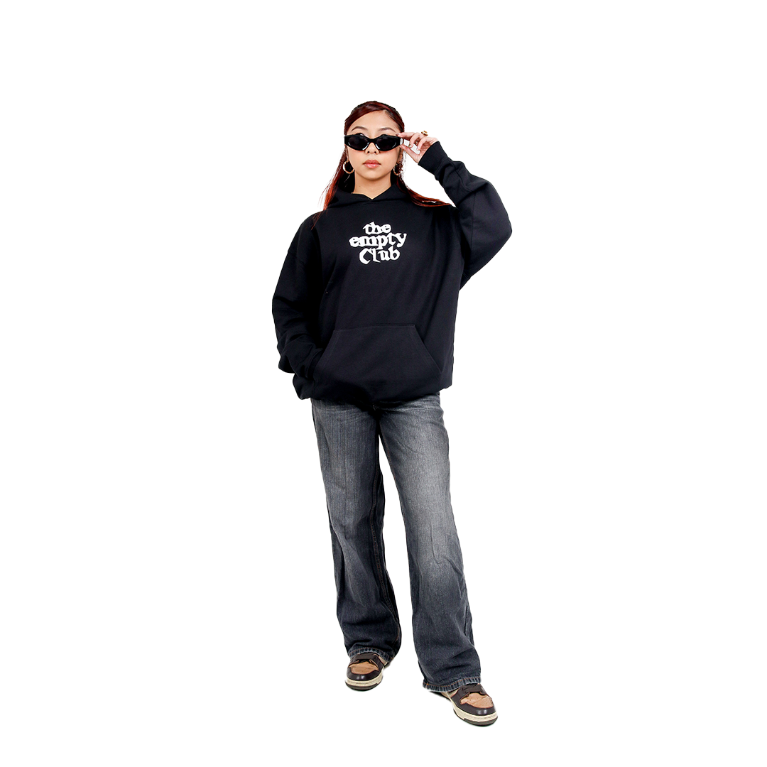 EMBRACE THE SPACE BLACK HOODIE